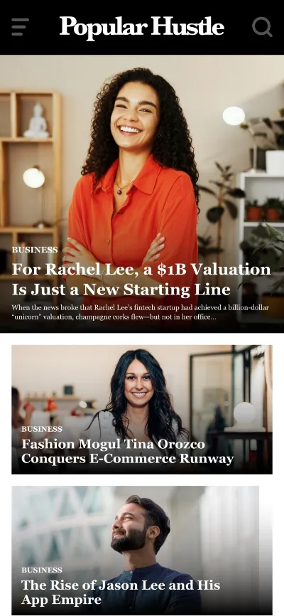 Popular Hustle Press Coverage